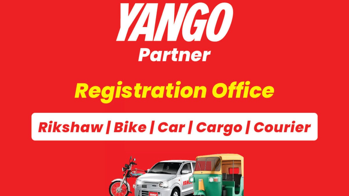 Join Yango – Driver Registration for Rickshaw, Car, Bike, Cargo in Karachi, Lahore, Islamabad, Multan, Faisalabad | Yango Economy, Comfort, Moto, Tuk Tuk